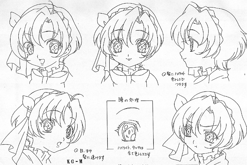 Kiddy Grade Production Artwork - Main Characters - image 21